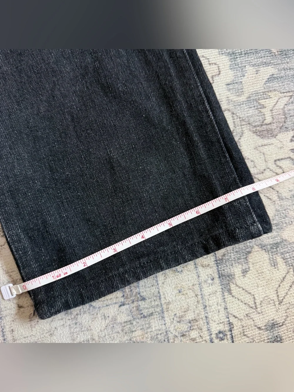 Freenote Cloth Mens Wilkes Western Cut Japanese Selvedge Denim Jeans Sz 35 Black